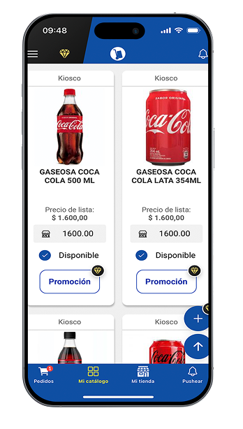 App Interface Comerciantes